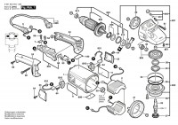 Bosch 0 601 850 003 Gws 20-230 H Angle Grinder 230 V / Eu Spare Parts